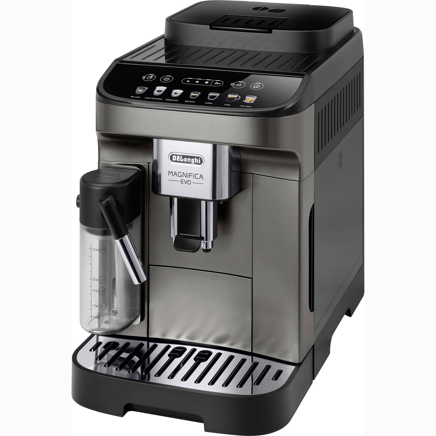 Kaffeevollautomat ECAM 290.81.TB Magnifica Evo Milk - mit Milchsystem & Touchscreen - Titanium