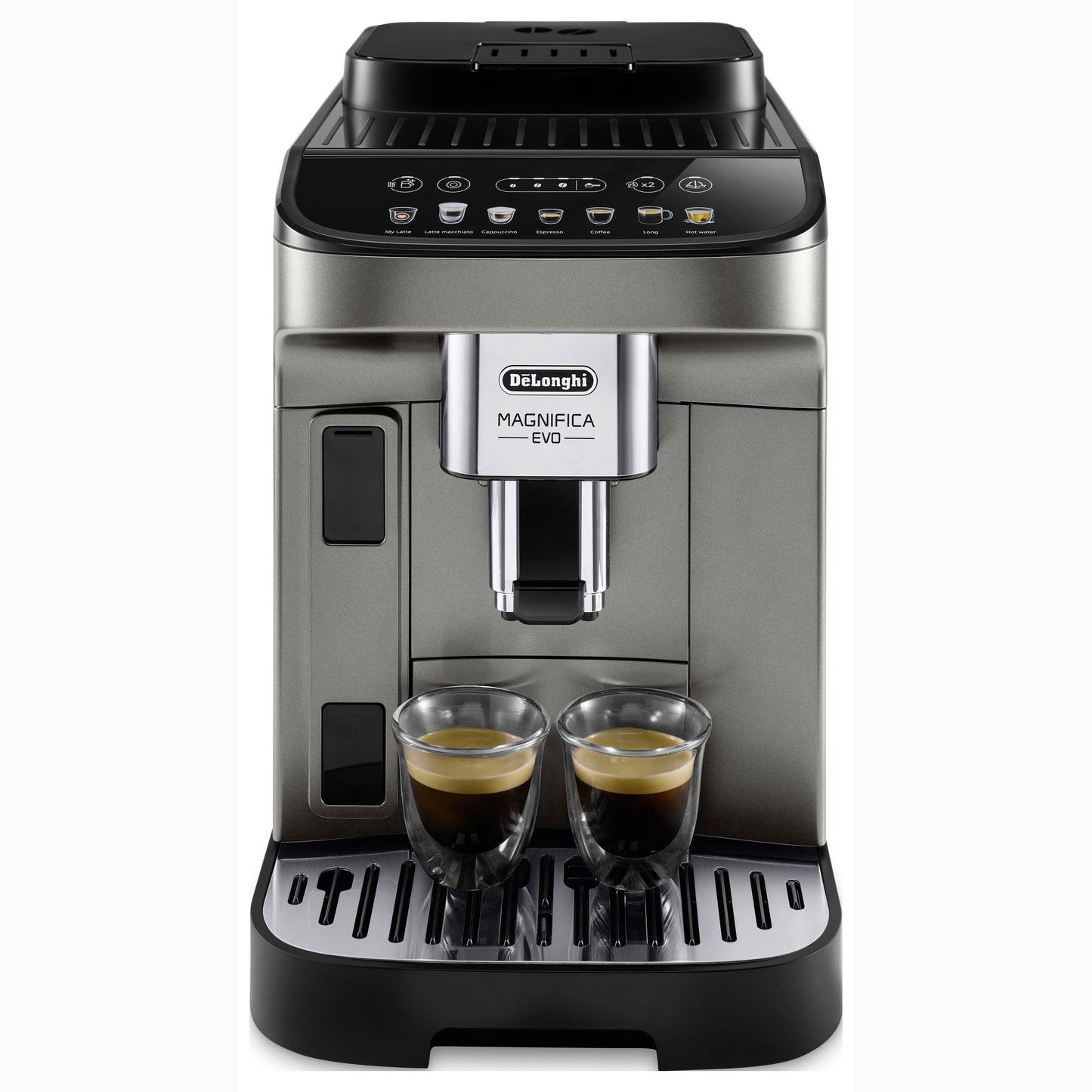 Kaffeevollautomat ECAM 290.81.TB Magnifica Evo Milk - mit Milchsystem & Touchscreen - Titanium