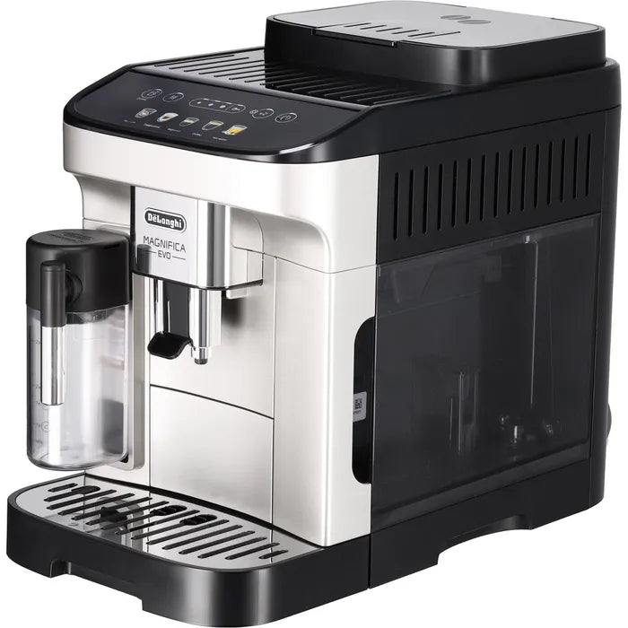 ECAM 290.61.SB Magnifica Evo Kaffeevollautomat mit LatteCrema Milchsystem 2-Tassen-Funktion Silber/Schwarz