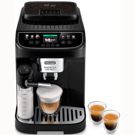 Kaffeevollautomat Magnifica Evo Next ECAM310.60.B MyLatteFunktion, 3 Benutzerprofile, LatteCrema Milchsystem, 10 Rezepte - Schwarz